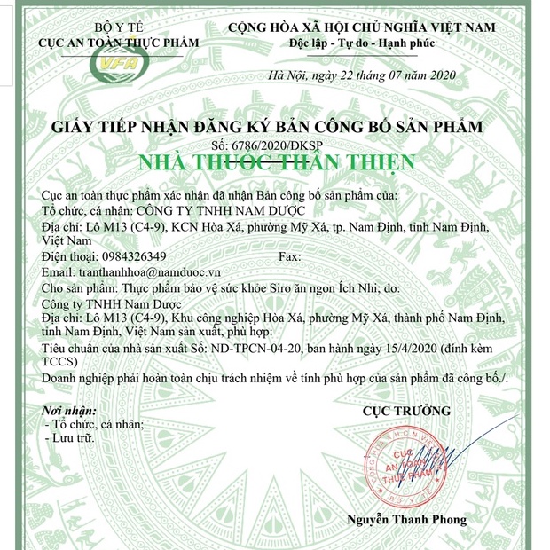 Siro Ăn Ngon Ích Nhi - Giúp trẻ thèm ăn tự nhiên, ăn ngon miệng, ăn nhanh