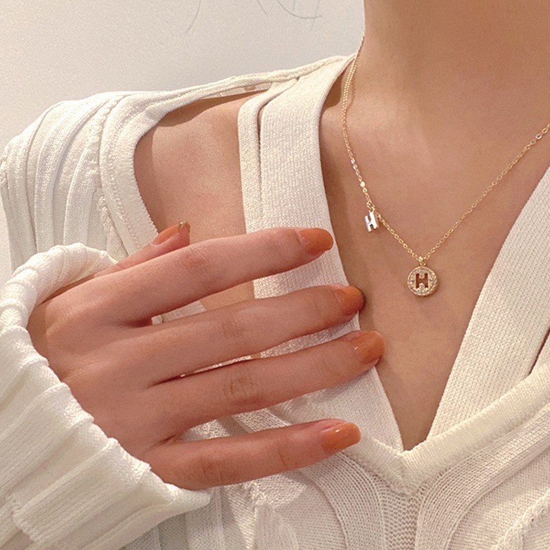 Vòng cổ choker mặt hình trái tim/ ngôi sao đính ngọc trai giả thời trang Hàn Quốc đơn giản mới cho nữ