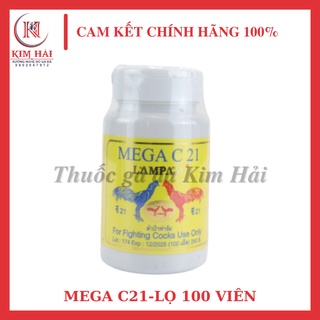 Mega C21-LamPam Thái Lan[lọ 100 viên ]Dinh dưỡng cần thiết cho quá trình phát triển cơ bắp gân gối cho chiến kê.