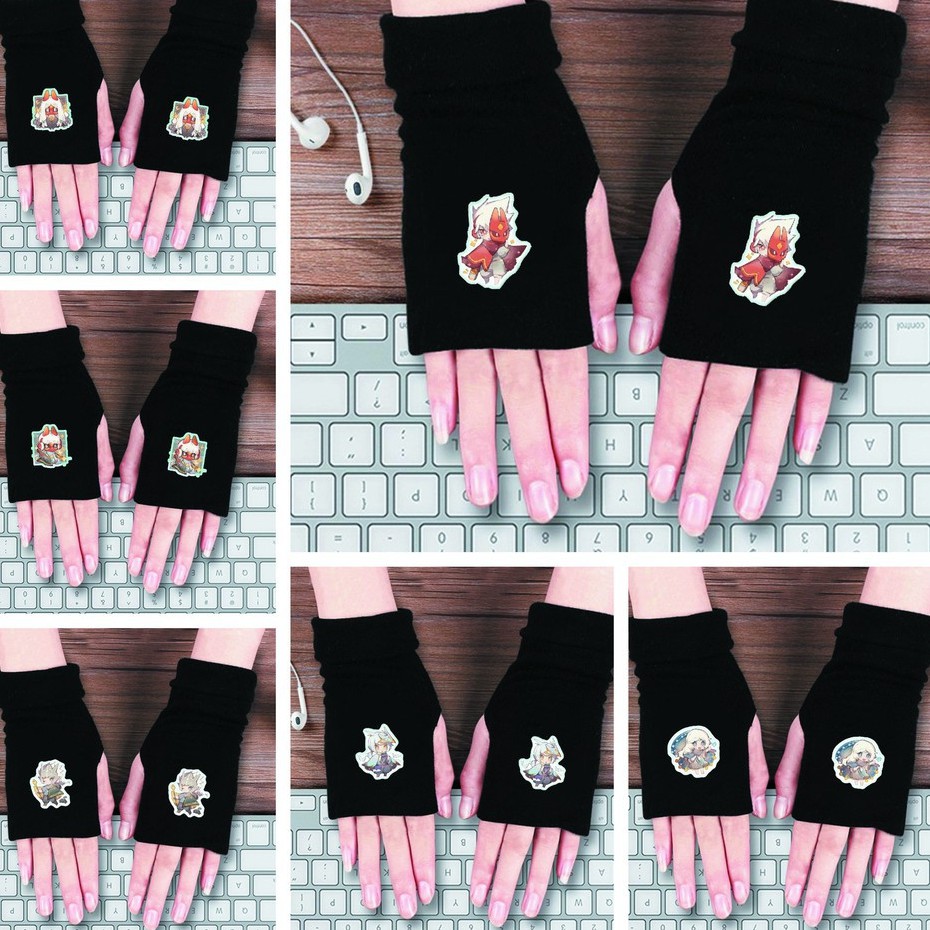 Găng tay len in hình Sky Children of the Light Đứa trẻ của bầu trời mẫu 3