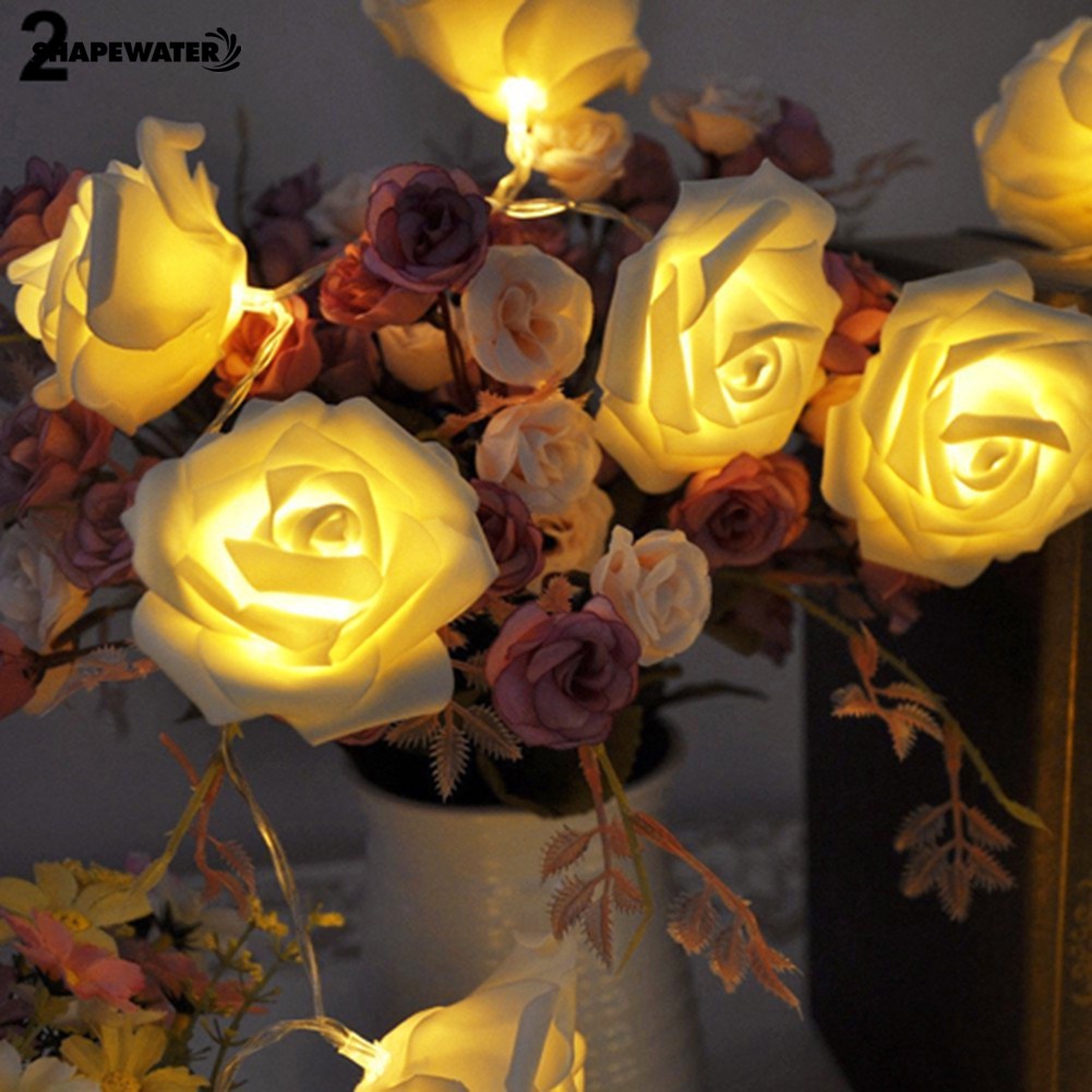 🌟 SHAPE*20 LED Rose Flower Fairy Christmas Decoration String Lights