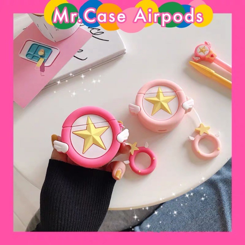 Case Airpods 1/2 /Pro Vỏ Ốp Tai Nghe Hình Ngôi Sao Thuỷ Thủ - Mr.Case AirPods