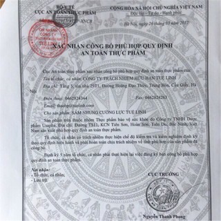 Sâm nhung cường lực Tuệ Linh