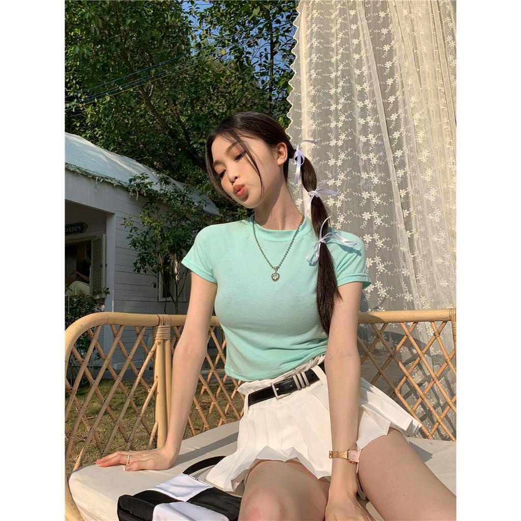 61559 Áo Thun Mỏng Vừa Vặn Nhìn Ngắn