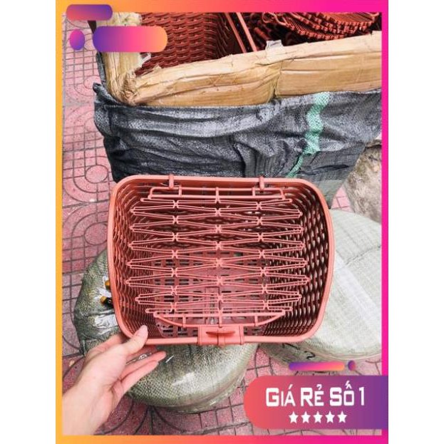 Giỏ xe giả mây hàng cao cấp