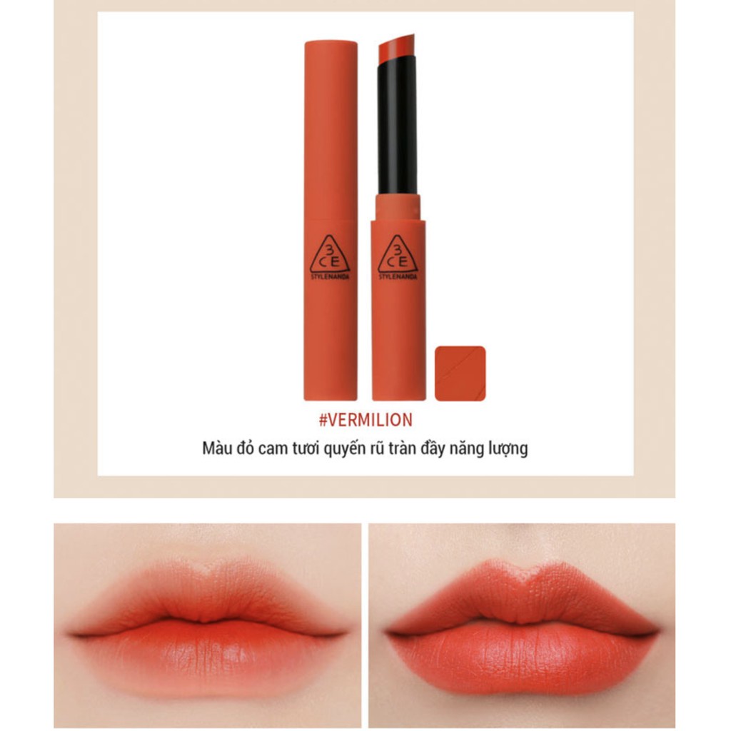 SON THỎI 3CE SLIM VELVET LIP COLOR