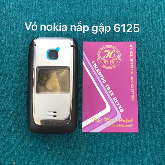 Vỏ nokia 6125 (nắp gập) linh kiện - mới 100%