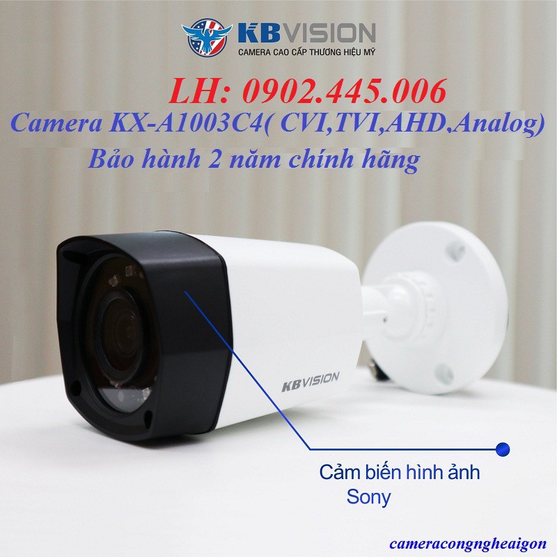 camera quan sát Chuẩn chống bụi nước IP67  KX-A1003C4. BẢO HÀNH 2 NĂM CHÍNH HÃNG