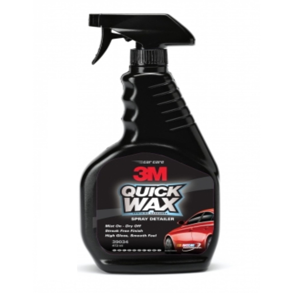 Xịt Đánh Bóng Nhanh 3M Quick Wax 473ml (Đen)