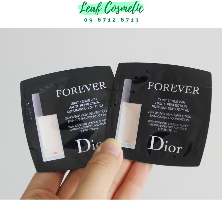 Sample Kem Nền Dior Forever Skin Glow tone 0N