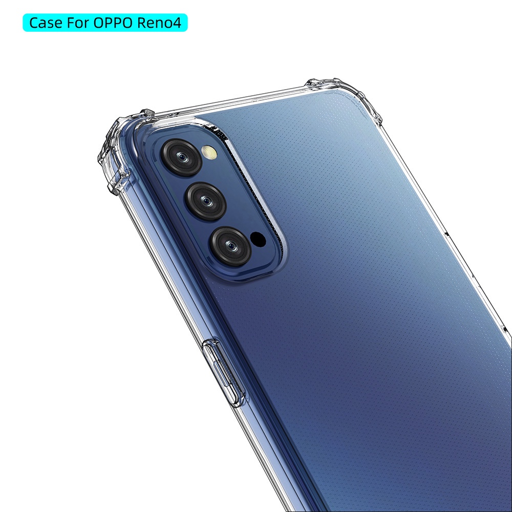 Ốp Oppo Reno 5 Reno 4 Reno 4 Pro Reno 2 Reno 2F Reno 2Z Reno 3 Trong Suốt Chống Sốc Chống Rơi Vỡ