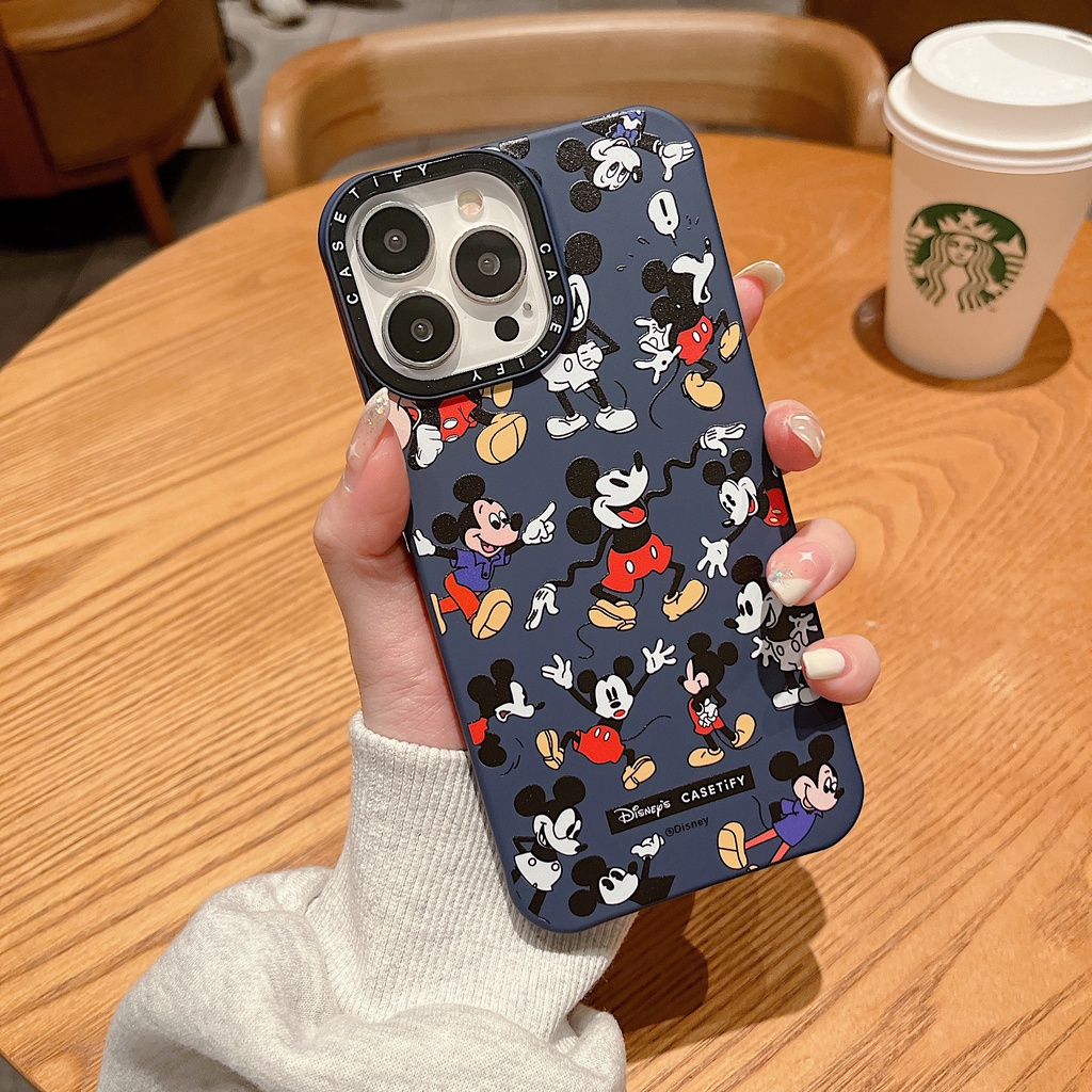 Ốp Điện Thoại Silicon Dẻo Chống Sốc Họa Tiết Chuột Hoạt Hình Cho iPhone X XR XS MAX 14 plus 12 11 13 pro MAX