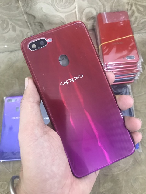 Bộ Vỏ + Sườn Oppo F9 Hàng Cao Cấp ( Đỏ, Tím, Xanh )