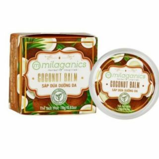 Sáp Dưỡng Da Milaganics Dầu Dừa 18g