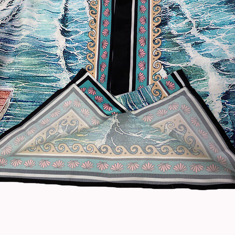Áo sơ mi Casablanca sound of the waves shirt ss21