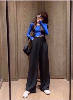 Quần xuông dáng dài siêu hot