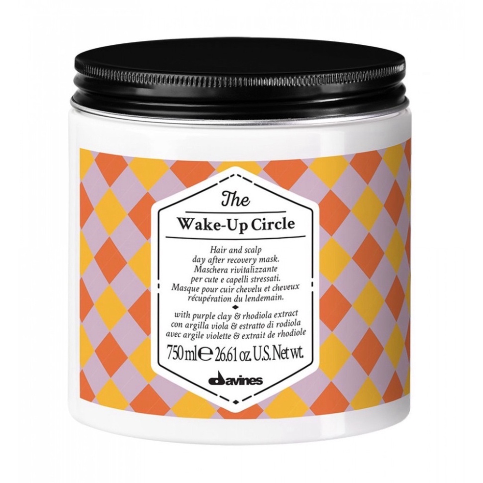 Mặt nạ tái tạo sức sống cho tóc và da đầu Davines The Wake Up Circle 750ml