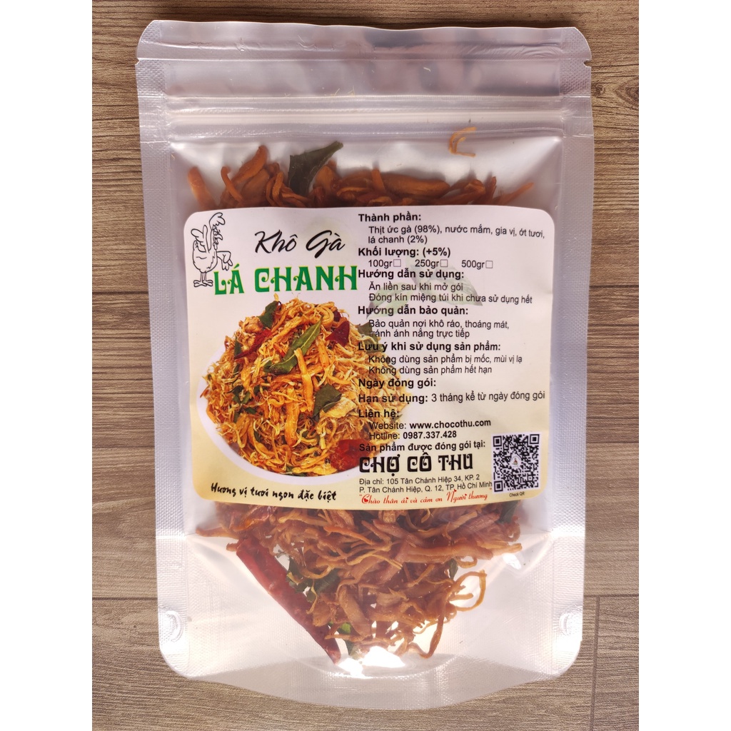 [Khô gà lá chanh thượng hạng - Thịt gà dai ngon, lá chanh thơm phức thật tuyệt vời] | Chợ Cô Thu | BigBuy360 - bigbuy360.vn