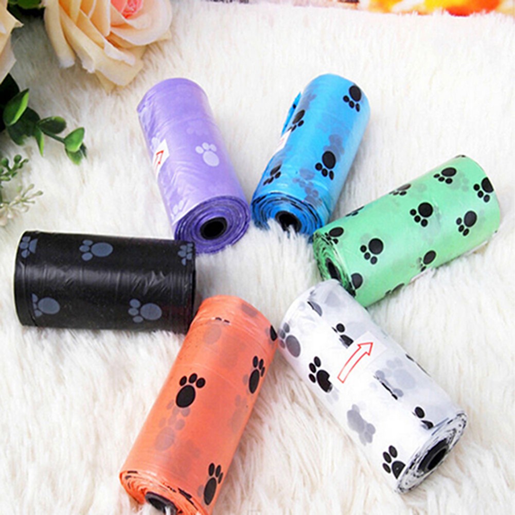 Cuộn 15 Túi Nylon Vệ Sinh Cho Thú Cưng Tiện Dụng