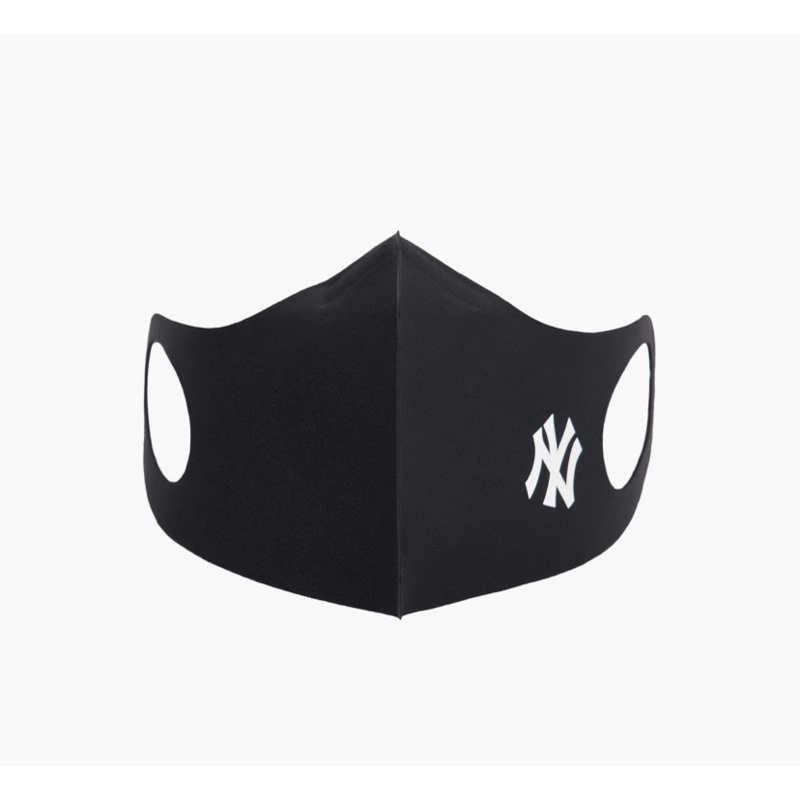 Khẩu trang MLB NY đen logo nhỏ chính hãng