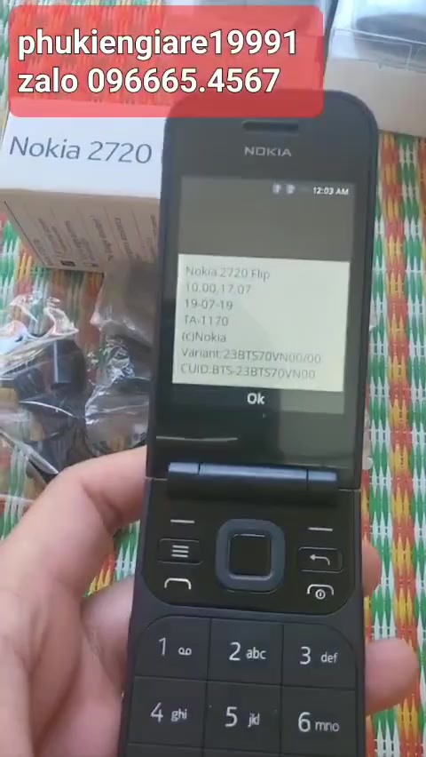 { BH 6 THÁNG } điện thoại nokia 2720 Flip. 2660 Flip  sóng 4G 2 sim.Bảo hành 1 đổi 1 trong 2 tháng | BigBuy360 - bigbuy360.vn