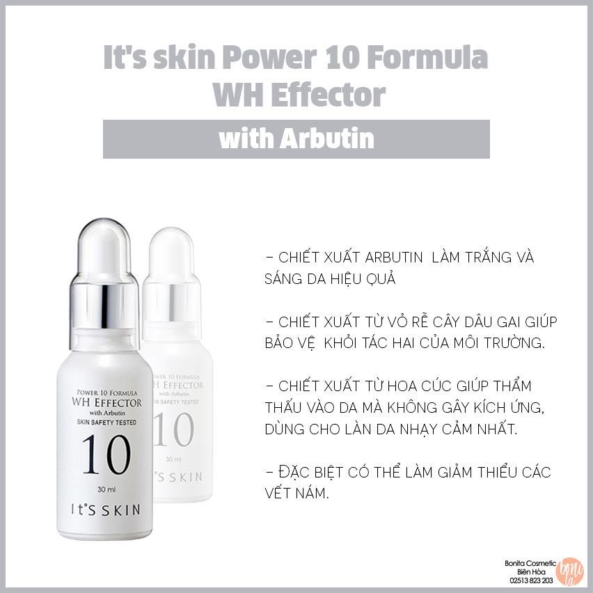SAMPLE Tinh Chất Dưỡng Ẩm, Dưỡng Trắng Da It's Skin Power 10 Formula WH Effector 1ml