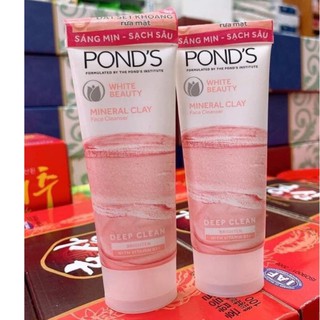 Sữa Rửa Mặt Pond’s Đất Sét Khoáng Sạch Sâu Sáng Mịn 40g