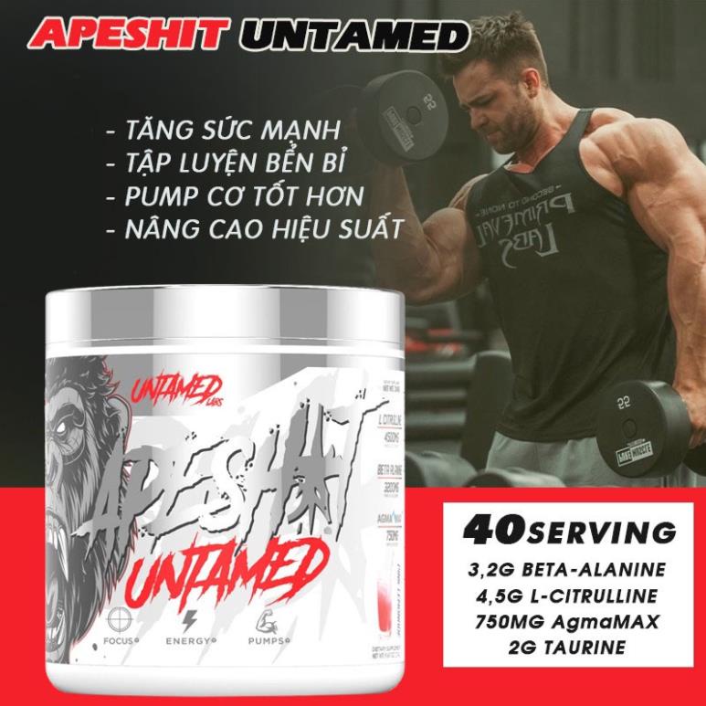 Primeval Labs Apeshit Untamed Pre-Workout Tăng Sức Mạnh Tập Luyện 270 Gram