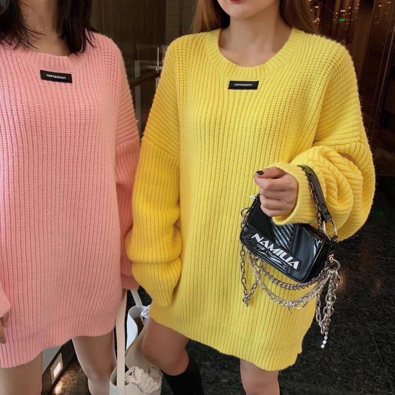 ÁO LEN NỮ DỆT KIM BASIC 4 MÀU CỰC XINH