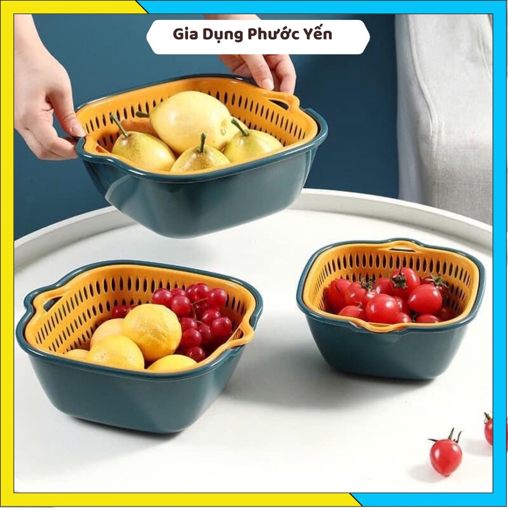 Set rổ chậu 6in1 siêu tiện lợi