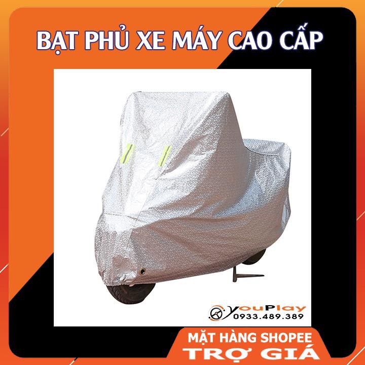 Bạt phủ xe máy chống mưa nắng bụi bẩn bằng vải dù pha nilon chống thấm tuyệt đối
