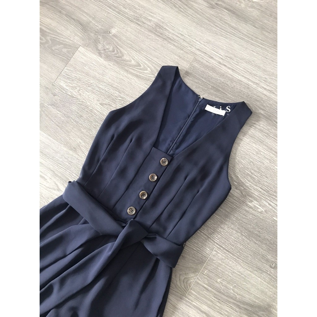 JUMPSUIT NỮ DÀI MÀU XANH NAVY VNXK