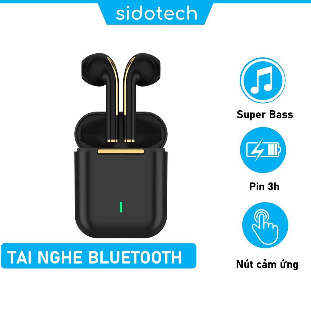 Tai nghe bluetooth không dây True Wireless Sidotech Airpods mini TWS nâng cấp âm thanh Super Bass Cảm ứng nhạy