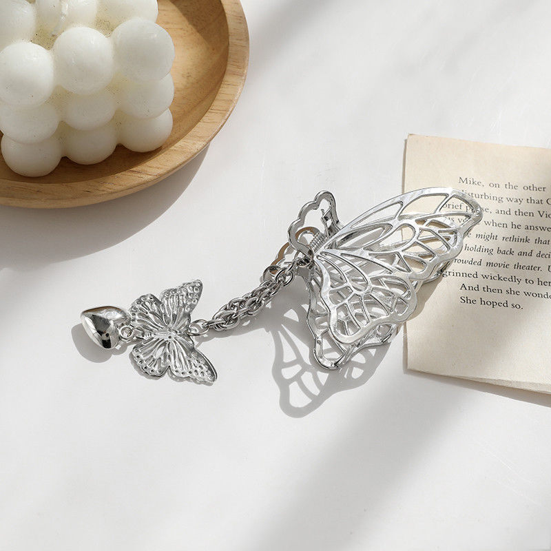 iF YOU Kẹp Càng Cua Trang Trí Hình Bướm Và Trái Tim Nhiều Thiết Kế Tùy Chọn Thời Trang Cổ Điển Phong Cách Hàn Quốc Cho Nữ