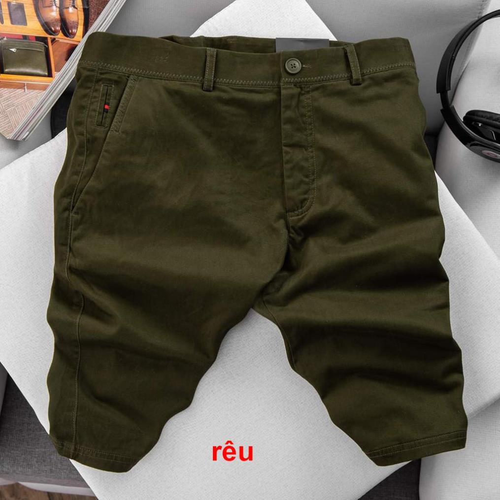 [Big Size 105kg] Quần SHORT NGỐ KAKI NAM Sắn Gấu, Đù màu, Chất Kaki Thô Co Dãn Nhẹ