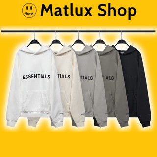 Áo hoodie FEAR OF GOD FOG ESSENTIALS SS20 bản cao cấp chuẩn form âu, Áo khoác nỉ form rộng FOG ESSENTIALS in chữ silicon