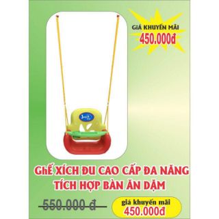 ghế xích đu đa năng cho bé ăn dặm