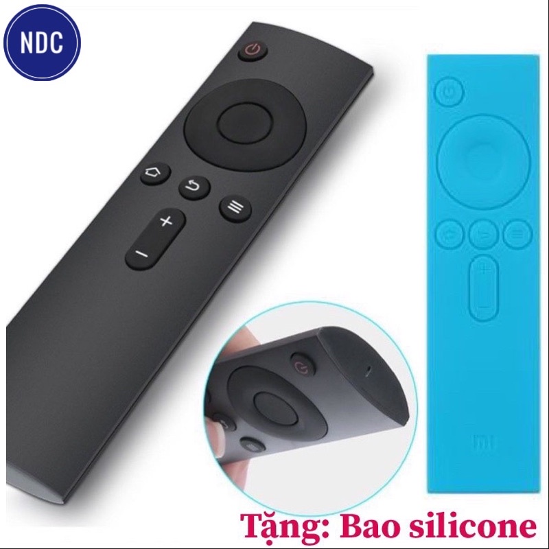 Remote Mibox MiTV Dùng Pin Tiểu AAA (Hồng Ngoại, Bluetooth Tặng bao silicon)