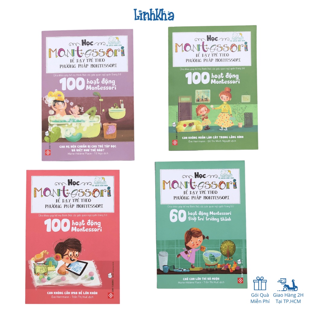Sách Học Montessori để dạy trẻ theo phương pháp Montessori