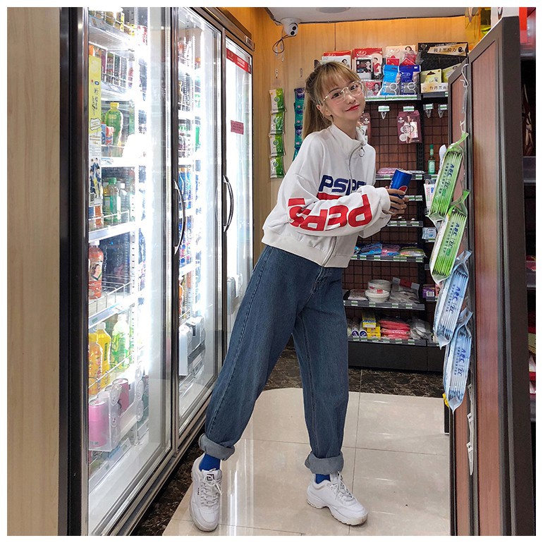 Áo khoác tay dài in chữ phong cách Hàn Quốc trẻ trung và cá tính cho nữ | BigBuy360 - bigbuy360.vn