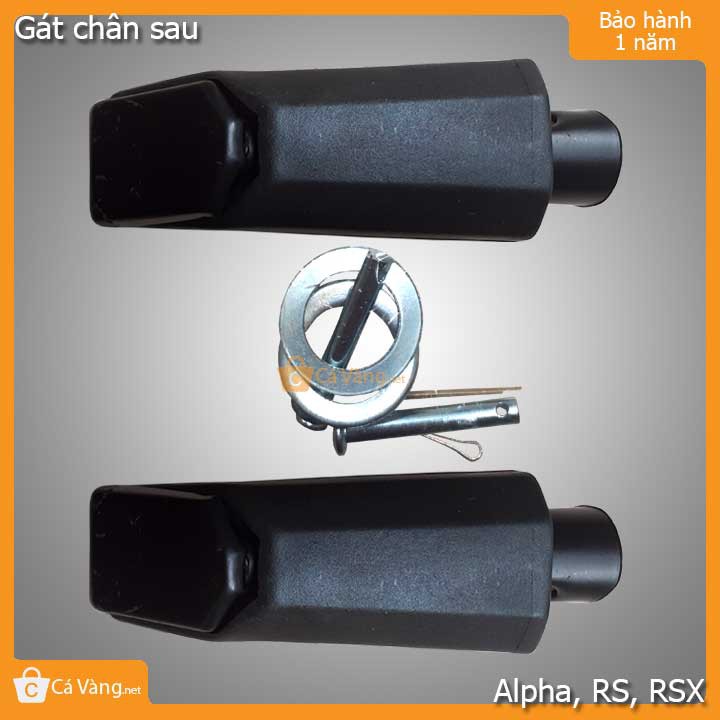 Cao su gác chân sau xe máy Alpha, RS, Wave S100, S110, RSX loại tốt giá rẻ