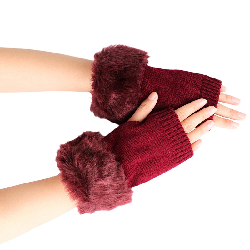 Găng Tay Len Hở Ngón Màu Sắc Xinh Xắn Dành Cho Bé