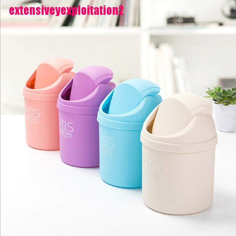 Thùng Đựng Rác Mini Để Bàn Văn Phòng / Nhà Ở Dễ Thương