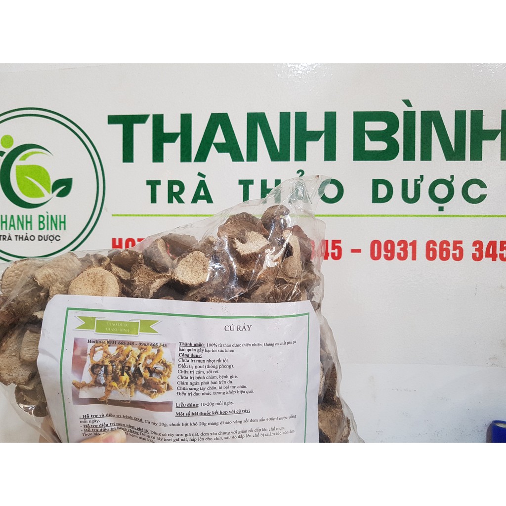 Củ Ráy Khô 500gr - Trị Gout - Hàng Chất Lượng