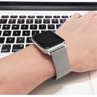 Dây Thép Milanese Loop Silver Cho Đồng Hồ Apple Watch