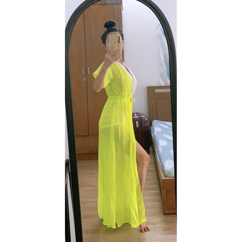 Áo choàng tắm đi biển (kèm ảnh thật shop tự chụp) | BigBuy360 - bigbuy360.vn