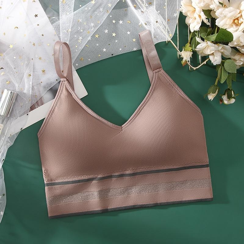 Áo Bra Cotton 2 Dây Dày Dặn SU Official, Áo Tập Gym Co Giãn Thấm Hút Mồ Hôi 6519