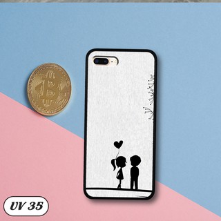 Ốp lưng nhám viền dẻo IPhone 7 Plus/ 8 Plus in hình