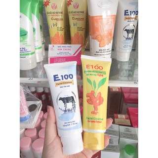 Sữa Rửa Mặt Làm Sạch và Dưỡng Ẩm Da E100