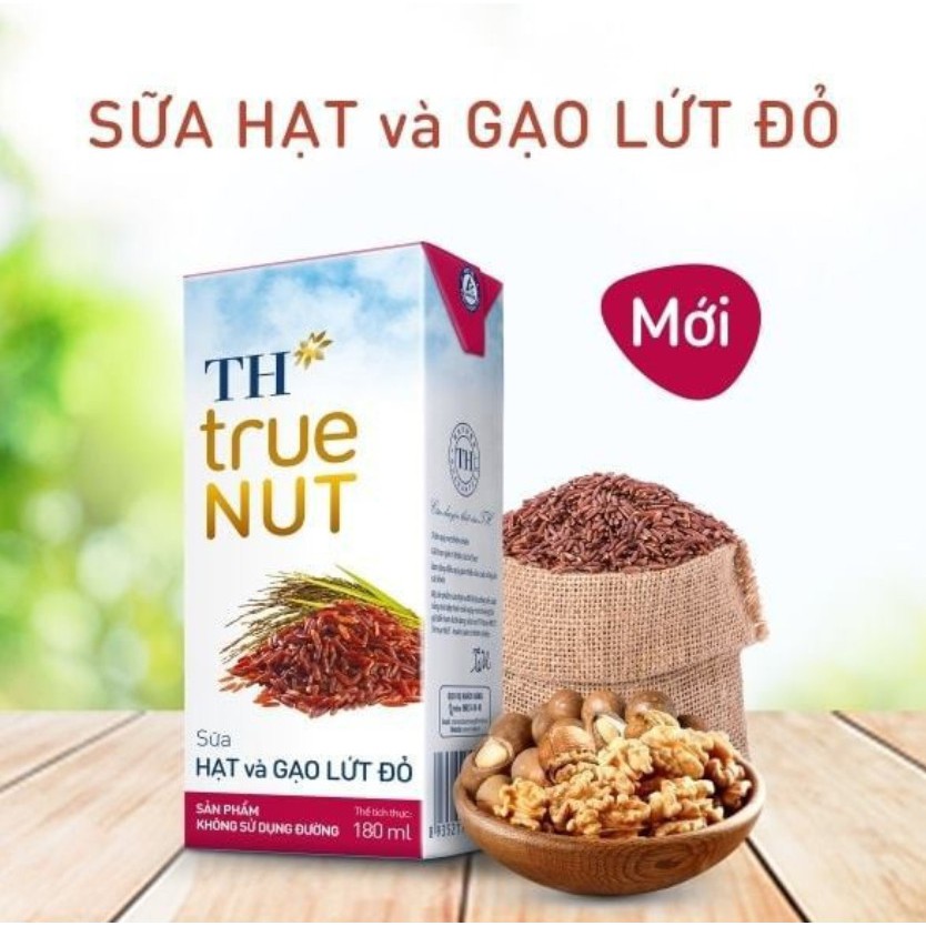 (4 hộp) Sữa Hạt True milk Nut (180ml x 48 Hộp)